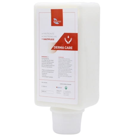 6 x Derma Care Handcreme/ Hautcreme/ Feuchtigkeitscreme, siliconfrei und pH-neutral 1 Liter