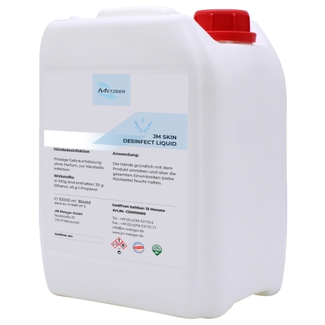 JM Skindisinfect Liquid für die hygienische Händedesinfektion Hautantisepticum 10 L Kanister