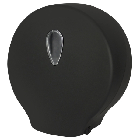 Jumbo Toilettenpapierspender Midi schwarz max. 26 cm