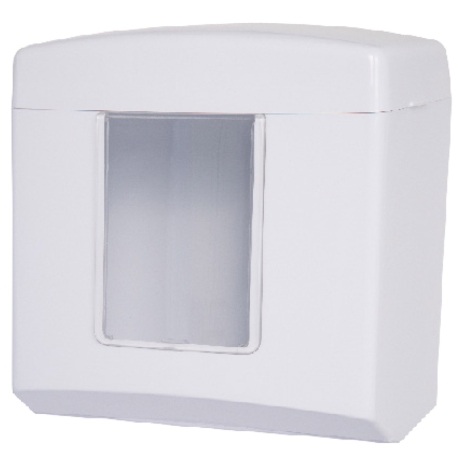 Midi Falthandtuchspender Midi aus ABS, weiss, für 500 Faltpapiere