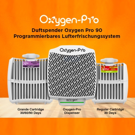 Spender für Durftkartuschen mit ätherischen Duftölen