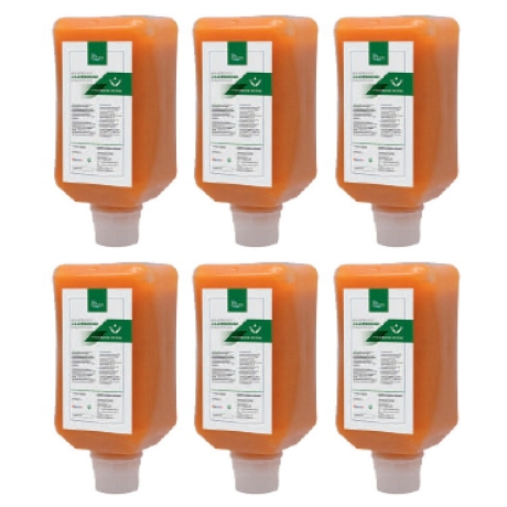 6 x 2.000 ml TITAN SPEZIAL hautschonende Handreinigungsseife Apfelduft bei schweren Verschmutzungen