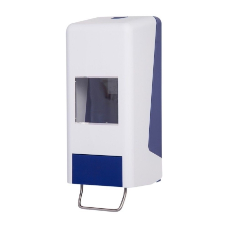 Handwaschpastenspender für 1 od. 2 L Kartuschen-blau-weiss