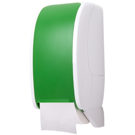 Cosmos Toilettenpapierspender Doppelrolle grünweiß