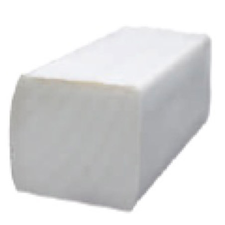3200 x Falthandtücher 2-lagig, Zellstoff weiss, reissfest & saugstark