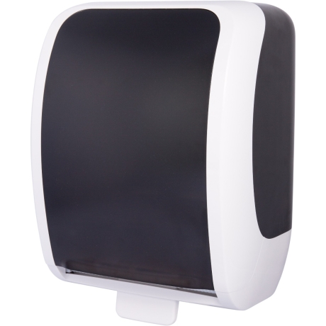 COSMOS Autocut Handtuchrollenspender-schwarz-weiss