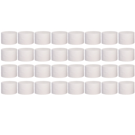 36 x 900 Blatt Toilettenpapier kernlos, 2-lagig, weiß, Zellstoff