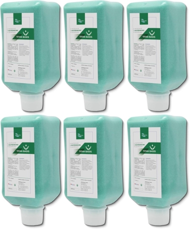 6 x 2 L Vakuumflaschen TITAN BASIS milder, viskoser Handreiniger