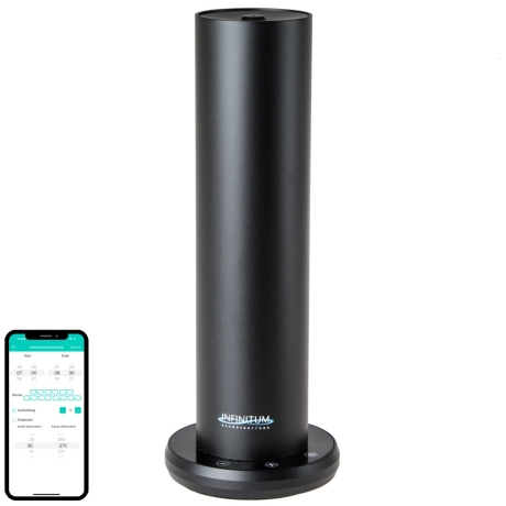 Heidi Duftgerät Duftöl Diffuser Aluminium für 100 m² schwarz