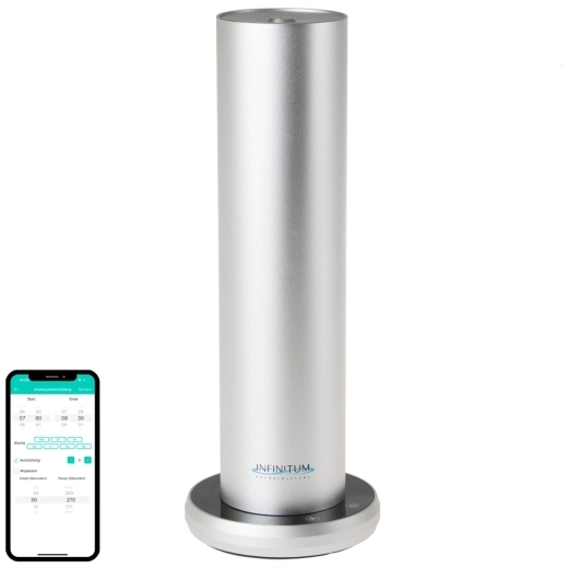 Heidi Duftgerät Duftöl Diffuser Aluminium für 100 m² silber