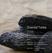 Oriental Tonka *** Dieser sehr eleganter Duft, beginnt mit süßem Pfeffer und geht im Herz in eine scharfe Zimtnote über

VE: 200ml