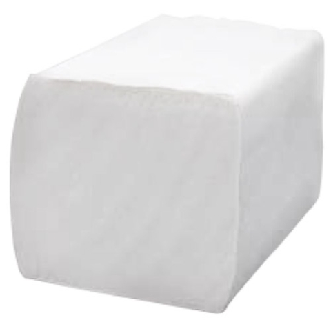 Einzelblatt Toilettenpapier,  2-lagig, 100% Zellstoff, gefaltet, wasserlöslich,