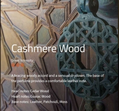 Cashmere Wood ***  Ein kräftiges, holziges und dennoch sinnliches Parfüm

VE: 200ml