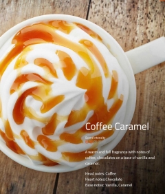 Zaluti, Aromaöl, Coffee Caramel **  Betörend leckerer Kaffeeduft, ergänzt durch ein unwiderstehliches Karamellaroma  